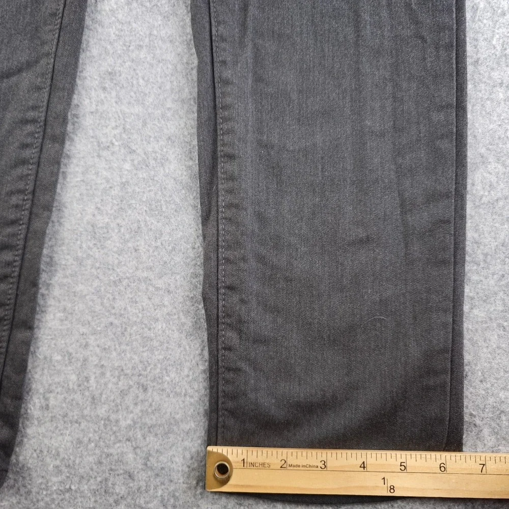 Banana Republic Traveler Jeans Mens 33x30 Athletic Fit Black Dark Gray Solid